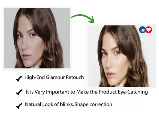 Headshot Retouching Services