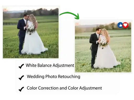 Wedding Photo Editing Services