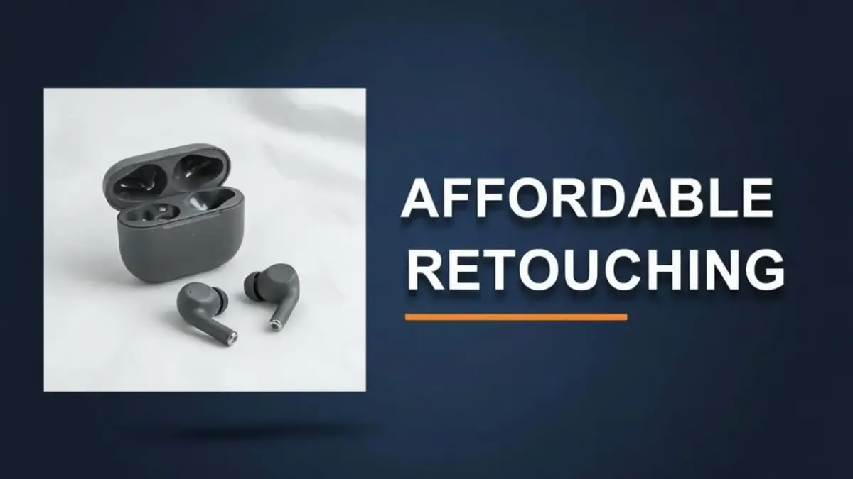 Affordable photo retouching services for e-commerce product images