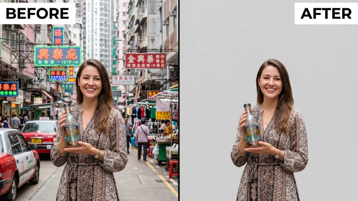 Professional Background Removal Service in Hong Kong