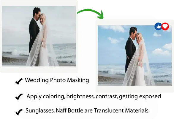 ClippAsia There are Sample photo in this banner Wedding Photo Masking banner 